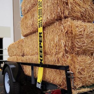 Keeper - 4" x 40’ Winch Strap With Flat Hook - 5,000 lbs. Working Load Limit And 15,000 lbs. Break Strength