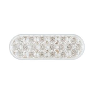 GG Grand General 87728 Amber Oval Fleet 20-LED Park/Turn/Clearance Sealed Light with Clear Lens