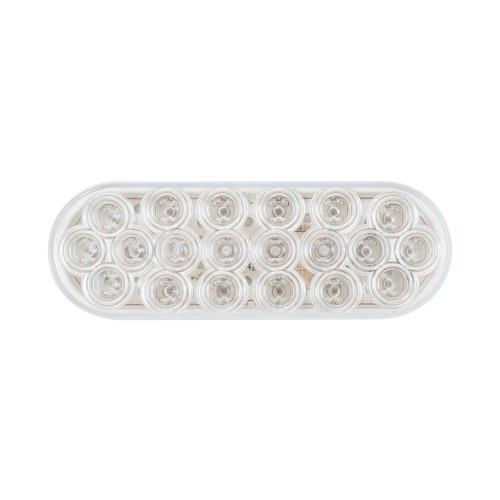 GG Grand General 87728 Amber Oval Fleet 20-LED Park/Turn/Clearance Sealed Light with Clear Lens