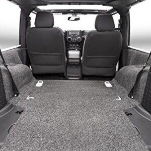 Bedrug - Jeep Cargo Kit | 2011 - 2018 Jeep Wrangler JK 2 Door, Cargo Liner w/ Tailgate & Tub Liner | Grey - 5 pc. | BRJK11R2