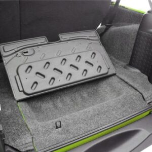 Bedrug - Jeep Cargo Kit | 2011 - 2018 Jeep Wrangler JK 2 Door, Cargo Liner w/ Tailgate & Tub Liner | Grey - 5 pc. | BRJK11R2