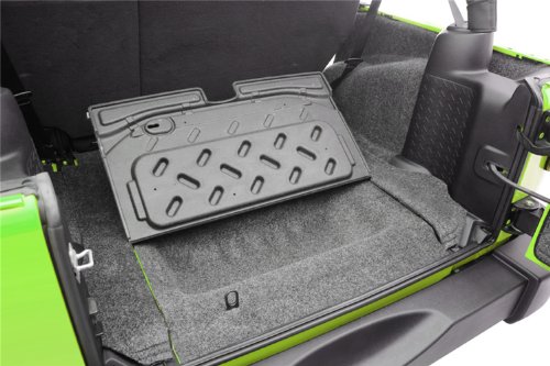 Bedrug - Jeep Cargo Kit | 2011 - 2018 Jeep Wrangler JK 2 Door, Cargo Liner w/ Tailgate & Tub Liner | Grey - 5 pc. | BRJK11R2