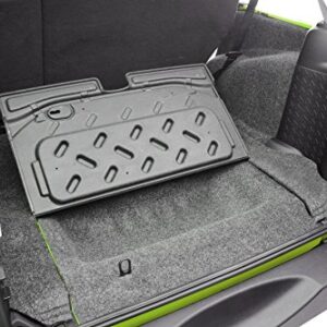 Bedrug - Jeep Cargo Kit | 2007 - 2010 Jeep Wrangler JK UNLTD 4 Door, Cargo Liner w/ Tailgate & Tub Liner | Grey - 5 pc. | BRJK07R4