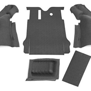 Bedrug - Jeep Bedtred | 2007 - 2010 Jeep Wrangler JK 2 Door, Cargo Liner w/ Tailgate & Tub Liner | Grey - 5 pc. | BTJK07R2