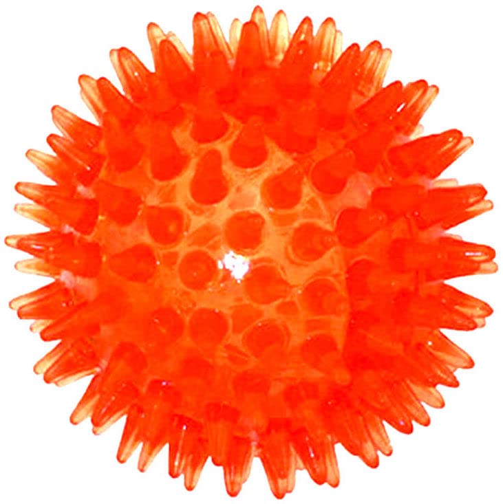 PetSport 2" Gorilla Spiky Ball Floating Dog Toy - Small | Vanilla Scented Super Durable TPR Rubber | Ultra Light, Strong & Bouncy | Play Fetch with Your Pet, Colors Will Vary