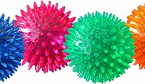 PetSport 2" Gorilla Spiky Ball Floating Dog Toy - Small | Vanilla Scented Super Durable TPR Rubber | Ultra Light, Strong & Bouncy | Play Fetch with Your Pet, Colors Will Vary