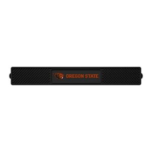 fanmats 14771 oregon state beavers drink bar mat - 3.25in. x 24in. - durable dish drying mat, easy clean, counter mat