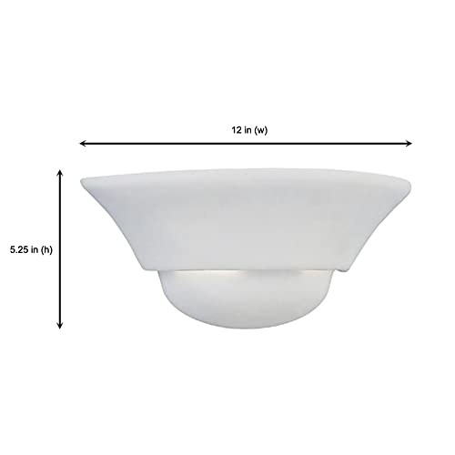 Designers Fountain 6031-WH Wall Sconce, 6 in , White