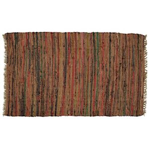 sturbridge country rag rug in spice 24" x 72"