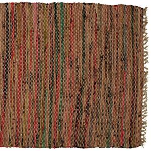 Sturbridge Country Rag Rug in Spice 24" x 72"