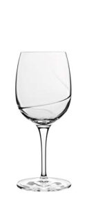 luigi bormioli aero 12.25 oz red wine glasses, 6 count (pack of 1), clear