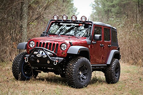 Omix-Ada | 11609.30 | Fender Flare Kit, 4 Piece, Factory Style | Fits 2007-2018 Jeep Wrangler JK