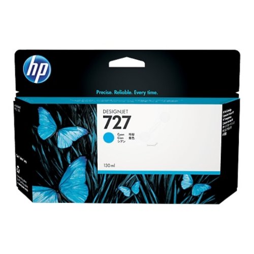 HP 727 Cyan Ink Cartridge (OEM B3P19A) 130mL