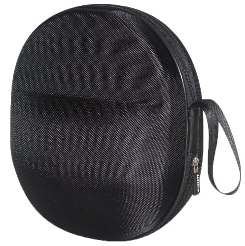 XXL CASEBUDi Hard Headphone Case Compatible with The Largest Audio and Aviation Headsets - Black Ballistic Nylon