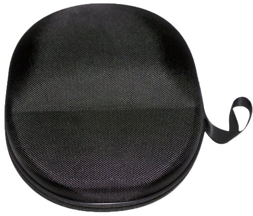XXL CASEBUDi Hard Headphone Case Compatible with The Largest Audio and Aviation Headsets - Black Ballistic Nylon