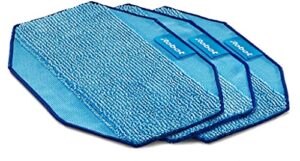 irobot braava authentic replacement parts - braava 300 series microfiber pro-clean mopping cloths for braava floor robot mop (3-pack)