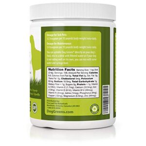 Dog Greens- Organic and Wild Harvested Vitamin and Mineral Supplement for Dogs - Add to Home Made Dog Food, RAW Food or Kibble - No Hassle-30 Day