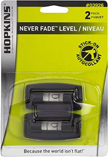 Hopkins Towing Solutions 03926 Never Fade Two Way Stick-on Level, Black