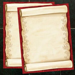 Great Papers! Christmas Scroll Letterhead, 80 count, 11" x 8.5" (2012250)