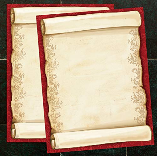 Great Papers! Christmas Scroll Letterhead, 80 count, 11" x 8.5" (2012250)