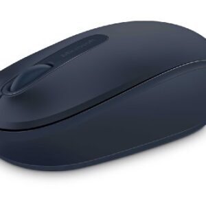 Microsoft Wireless Mobile Mouse 1850- Wool Blue - Comfortable Right/Left Hand Use, Wireless Mouse with Nano transceiver, for PC/Laptop/Desktop, works with Mac/Windows 8/10/11 Computers