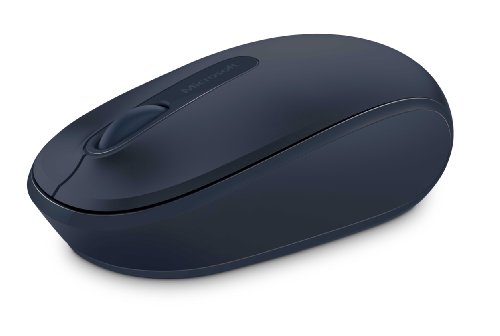 Microsoft Wireless Mobile Mouse 1850- Wool Blue - Comfortable Right/Left Hand Use, Wireless Mouse with Nano transceiver, for PC/Laptop/Desktop, works with Mac/Windows 8/10/11 Computers