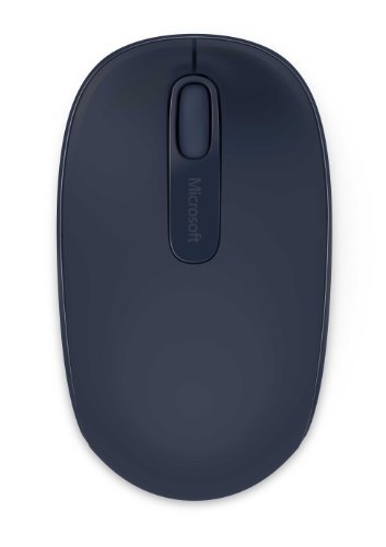 Microsoft Wireless Mobile Mouse 1850- Wool Blue - Comfortable Right/Left Hand Use, Wireless Mouse with Nano transceiver, for PC/Laptop/Desktop, works with Mac/Windows 8/10/11 Computers