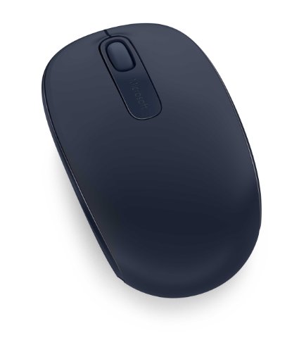 Microsoft Wireless Mobile Mouse 1850- Wool Blue - Comfortable Right/Left Hand Use, Wireless Mouse with Nano transceiver, for PC/Laptop/Desktop, works with Mac/Windows 8/10/11 Computers