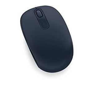 Microsoft Wireless Mobile Mouse 1850- Wool Blue - Comfortable Right/Left Hand Use, Wireless Mouse with Nano transceiver, for PC/Laptop/Desktop, works with Mac/Windows 8/10/11 Computers