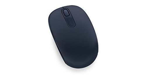 Microsoft Wireless Mobile Mouse 1850- Wool Blue - Comfortable Right/Left Hand Use, Wireless Mouse with Nano transceiver, for PC/Laptop/Desktop, works with Mac/Windows 8/10/11 Computers