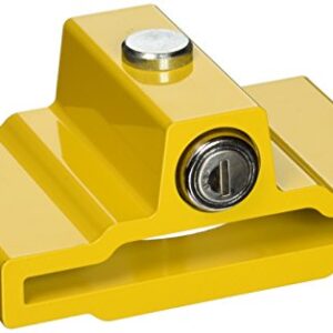 CT Johnson Enterprises (TCL3-YL) Deadbolt Blockhead Trailer Coupler Lock