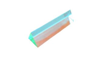 ajax scientific - li220-0100 optical glass equilateral prism, 25mm length x 100mm height