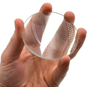 United Scientific LCV108 Glass Double Convex Lens, 100mm Diameter, 200mm Focal Length