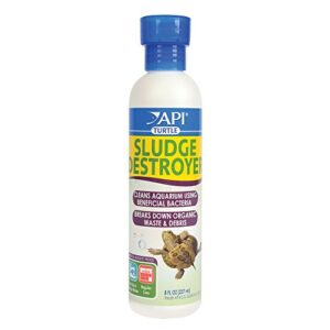 api turtle sludge destroyer aquarium cleaner and sludge remover treatment 8-ounce bottle