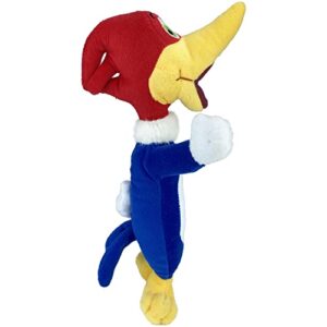 Multipet Woody Woodpecker Officially Licensed Plush Laughing Dog Toy, 11-Inch