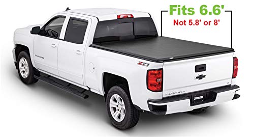 Tonno Pro Hard Fold, Hard Folding Truck Bed Tonneau Cover | HF-158 | Fits 2014 - 2018, 2019 Ltd/Lgcy Chevy/GMC Silverado/Sierra 1500 6' 7" Bed (78.8")