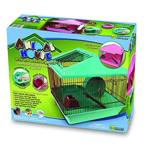 Ware Manufacturing Animal House 16" 2 Level for Hamster - Colors May Vary