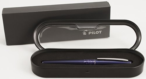 PILOT MR Animal Collection Fountain Pen in Gift Box, Matte Plum Barrel with Leopard Accent, Medium Point Stainless Steel Nib, Refillable Black Ink (91133)