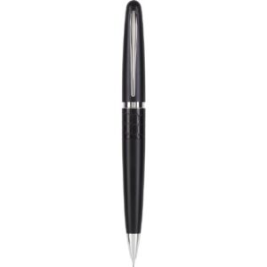 pilot mr animal collection mechanical pencil in gift box, matte black barrel with crocodile accent, extra fine 0.5mm lead (94009)