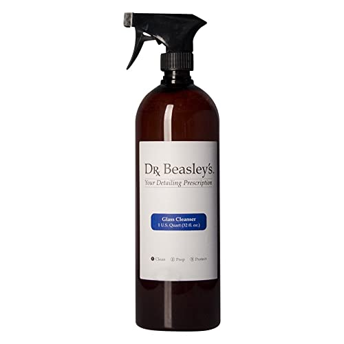 Dr. Beasley's Glass Cleanser - 32 oz. Safe on Windshields, Mirrors, and Windows, Streak-Free Formula, Quick Dry for Fast Results