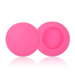 it is 2 pairs 50mm（2 inch） quality replacement ear pad foam earbud sponge cover cushions for sennheiser px100 / sony mdr-g57 / philips/plantronics headphones (pink)