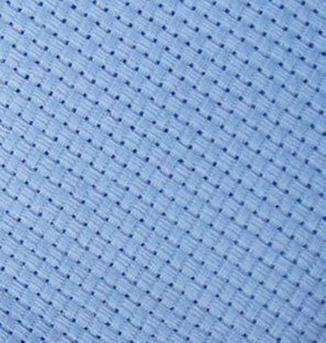 59"x 36" 11ct Light Blue Counted Cotton Aida Cloth Cross Stitch Fabric