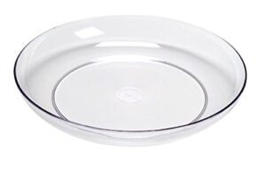 smither oasis 6 inch lomey clear designer dish, pack 24