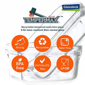 GLASS LOCK 1000ml Rectangular Food Container, 1 EA