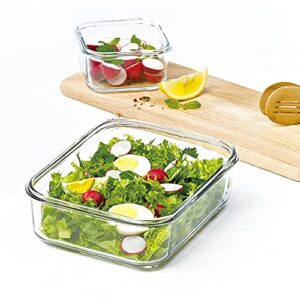 GLASS LOCK 1000ml Rectangular Food Container, 1 EA