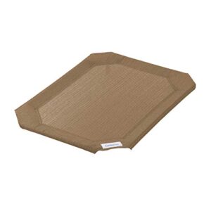 coolaroo replacement cover, the original elevated pet bed by coolaroo, medium, nutmeg