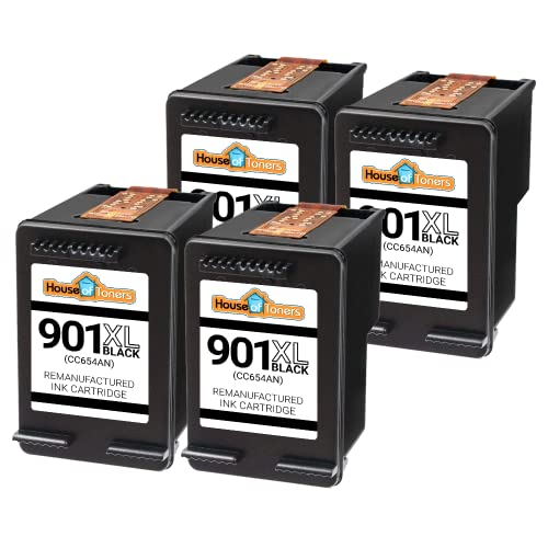 HouseOfToners Remanufactured Ink Cartridge Replacement for HP 901XL CC654AN