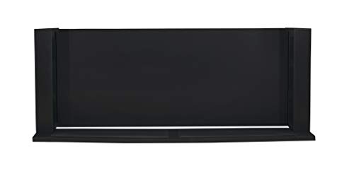 Linon Carlton Padded Bench, 44.5"W x 17"D x 30"H, Black