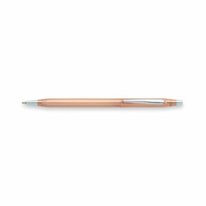 cross century copper ballpoint pen, made with cuverro antimicrobial copper surface with polished chrome appointments (at0082s-65)