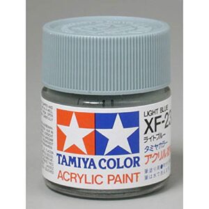 tamiya model color acrylic paint xf-23 light blue net 10ml 81723